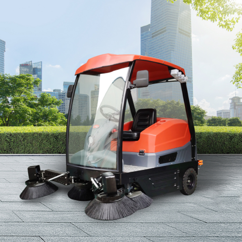 Ranger Sanitation Electric Ride-On Sweeper