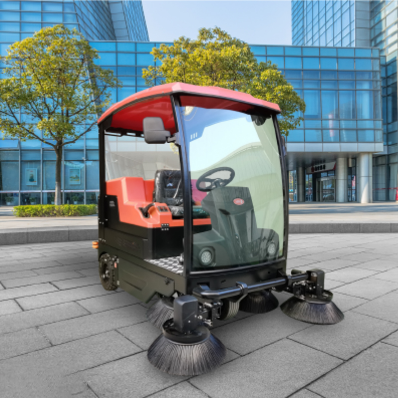 Ranger Sanitation Electric Ride-On Sweeper