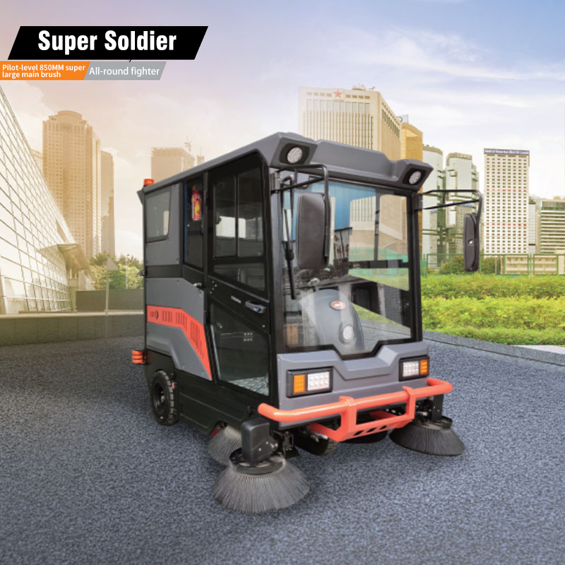 Super Soldier Electric Ride-On Sweeper