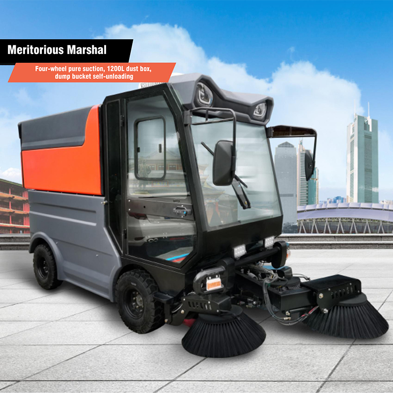 Meritorious Marshal Electric Ride-On Sweeper